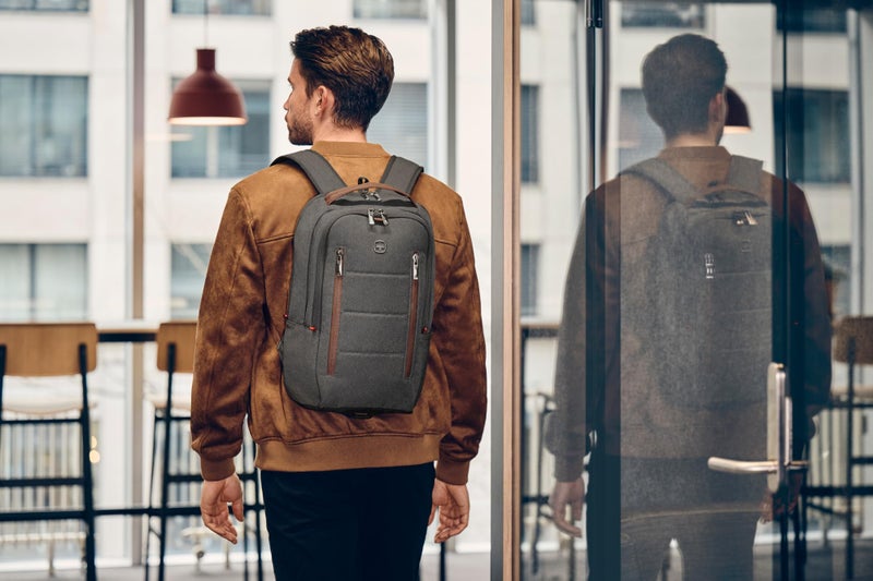 Wenger City Upgrade Laptop Backpack with Cross Body Day Bag 40.64 cm 16 Inches Grey - Image 4